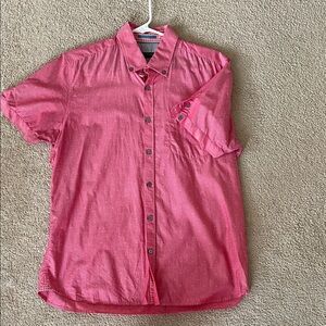 Men's Red Short Sleeve Shirt